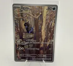 Pokemon TCG SV White Flare Deino Card 146/086 Illustration Rare - Image 1