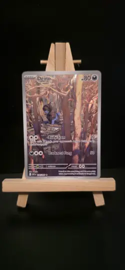 Pokemon TCG Deino Illustration Rare Card 146/086 White Flare - Image 1