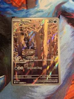 Pokemon TCG Deino Illustration Rare Card 146/086 White Flare - Image 1