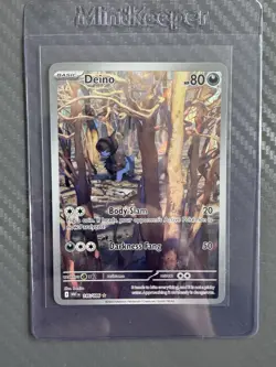 Pokemon TCG Deino Illustration Rare Card 146/086 White Flare - Image 1