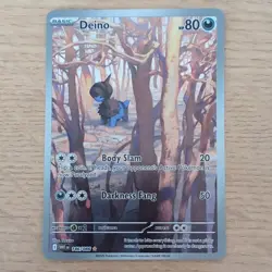 Pokemon TCG White Flare Deino Illustration Rare Card 146/086 English Edition - Image 1