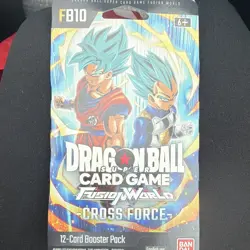 Bandai Dragon Ball Super Card Game Cross Force FB10 12-Card Booster Pack - Image 1