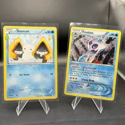 Snorunt RC7/RC32 & Froslass RC8/RC32 - Pokemon Radiant Collection Lot - NM/LP+ - Image 1