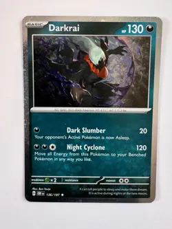 DARKRAI (COSMOS HOLO) 136/197 MISCELLANEOUS CARDS & PRODUCTS HOLO POKEMON NM/M - Image 1