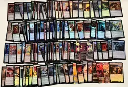 Marvel Super-Heroes MTG COMMON/UNCOMMON HOLO lot of 119 cards 50% tcg value - Image 1