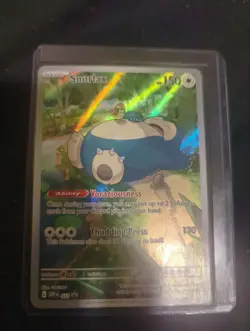 Pokemon TCG - Snorlax - SVP 051 - Illustration Rare - Black Star Promo - NM/M - Image 1