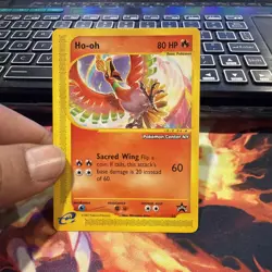 Ho-Oh # 52 WOTC Black Star PROMO "Pokemon Center NY" Stamped Card E- Reader NM - Image 1