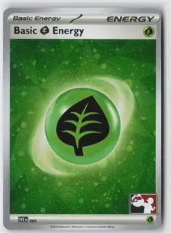 Basic Grass Energy - (Cosmos Holo) Holo Common Prize Pack Series Cards 009 NM - Image 1
