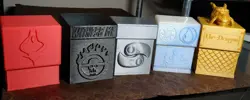 Custom 3D printed MTG EDH commander box- Advanced customization - Image 1