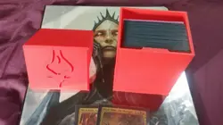 Custom 3D printed MTG EDH commander box - Image 3