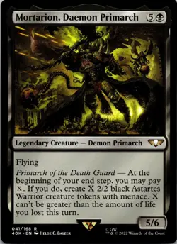 Mortarion, Daemon Primarch 41 Universes Beyond: Warhammer 40,000 MTG NM - Image 1