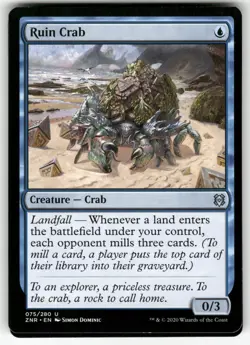 Ruin Crab 075/280 Uncommon The List Reprints Magic: The Gathering Lightly Played - Image 1