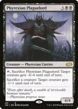 NM Phyrexian Plaguelord, MTG, Jumpstart 2022, Magic the Gathering, 123 - Image 1