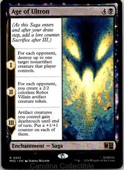 Age of Ultron 41 Rare Commander: Marvel Super Heroes Magic: The Gathering NM - Image 1