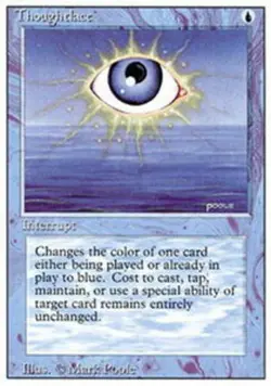 4x Light Play, English Regular Thoughtlace 3rd Edition magicmtg - Image 1