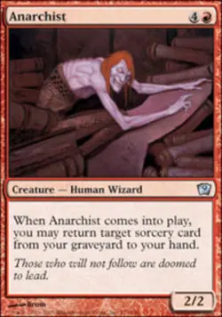 1x Light Play, English Foil Anarchist - Foil 9th Edition - Image 1