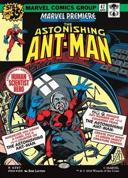 The Astonishing Ant-Man (Borderless) Marvel Super Heroes Foil - Image 1