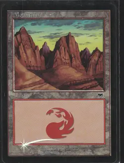 Mountain (343) 343 Land Onslaught Magic: The Gathering Foil Lightly Played - Image 1