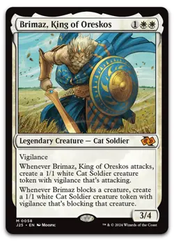 Brimaz, King of Oreskos (Anime) #58 (NM) Foundations Jumpstart J25 Magic MTG - Image 1