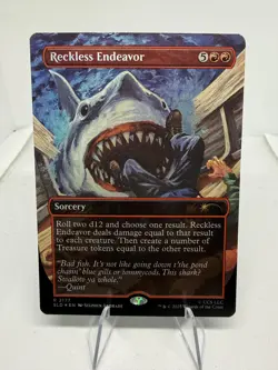 MTG: Secret Lair #2177 Reckless Endeavor (Rainbow Foil) - Image 1