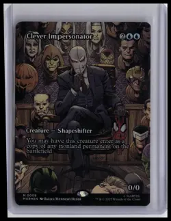 Marvel Universe Eternal-Legal #8 Clever Impersonator (Borderless) FOIL - Image 1