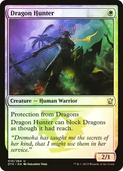 MTG FOIL Dragon Hunter - Dragons of Tarkir #010 - Image 1