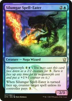 MTG FOIL Silumgar Spell-Eater - Dragons of Tarkir #077 - Image 1