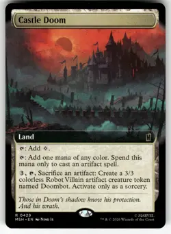 Castle Doom (Extended Art) 429 Rare Marvel Super Heroes Magic: The Gathering NM - Image 1