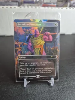 Swords to Plowshares (Borderless) (Magazine Insert) Media Promos Foil - Image 1