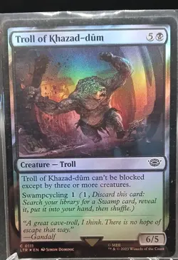 Troll of Khazad-dum #0111 -Universes Beyond: the Lord of the Rings - Foil (NM) - Image 1