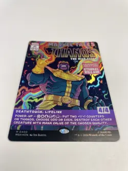 MTG Marvel Tales Thanos The Mad Titan M0400 Foil Marvel Super Heroes NM - Image 4