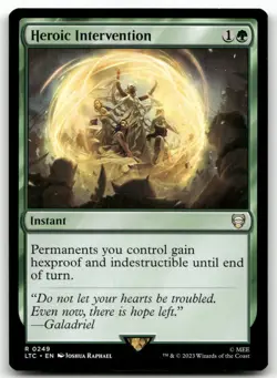 Heroic Intervention #249 (NM) Lord of the Rings LTC Magic MTG - Image 1