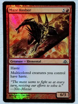 Maze Rusher 33 Dragon's Maze Foil Magic The Gathering - Image 1