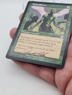 MTG Signed Alpha Status Darrell Riche Scourge Black Signature Magi#A CCGHouse RA - Image 3