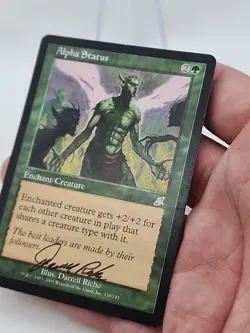 MTG Signed Alpha Status Darrell Riche Scourge Black Signature Magi#A CCGHouse RA - Image 4