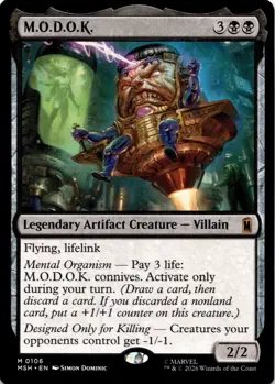 M.O.D.O.K. 106 Mythic Marvel Super Heroes Magic: The Gathering Near Mint - Image 1