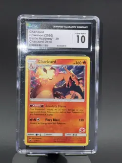 CGC 10 GEM MINT Charizard Pokemon TCG Battle Academy 39/70 - Image 2
