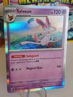 Sylveon 040/131 Holo Rare Prismatic Evolutions Pokemon Holo Near Mint - Image 2