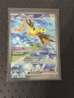 Pokemon Company Zapdos ex 202/165 SV 151 Special Illustration Rare Holo Eng - Image 2