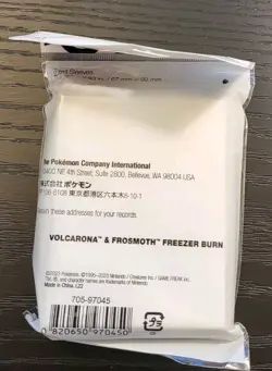 Pokemon TCG Sleeves - Volcarona & Frosmoth Freezer Burn 65 ct - Offers Welcome - Image 2
