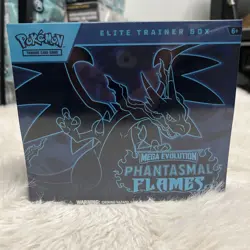 NEW! Pokemon TCG Mega Evolution Phantasmal Flames Elite Trainer Box ETB (Sealed) - Image 1