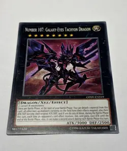 Yu-Gi-Oh - NUMBER 107 : GALAXY-EYES TACHYON DRAGON - OP09-EN019 - NM/M C - Image 1