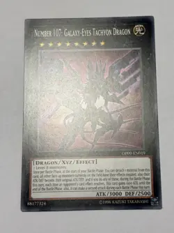 Yu-Gi-Oh - NUMBER 107 : GALAXY-EYES TACHYON DRAGON - OP09-EN019 - NM/M C - Image 2