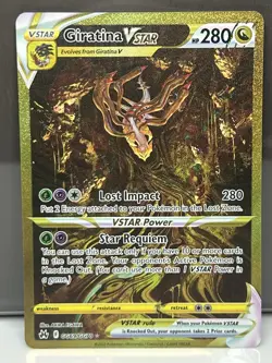 Pokemon Giratina VSTAR Holo Rare TCG Card GG69/GG70 Crown Zenith - Image 1