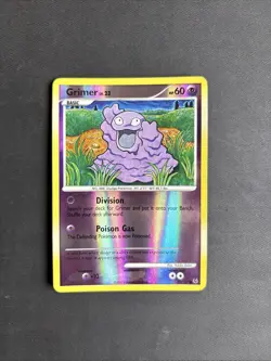 Pokemon TCG Grimer Platinum 75/127 Reverse Holo Common 2009 Nintendo - NM - Image 1