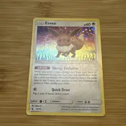 Pokemon TCG Eevee McDonald's Promos 2018 11/12 Holo Promo - Image 1