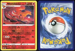 Ninetales 025/192 Reverse Holo Rebel Clash Rare EGAWA Lightly Played - Image 1