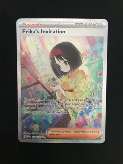 Pokemon TCG - S&V 151 - 203/165 Erika's Invitation/ Mew ex Hyper Rare - Image 1