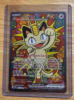 Pokemon Meowth Ex 121/088 SIR Perfect Order Secret Rare NM - Image 1