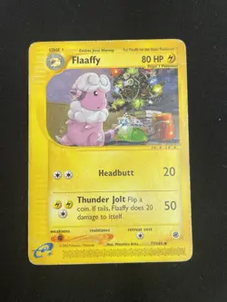 Pokemon TCG Flaaffy 077/165 Expedition Base Set Regular - Image 1